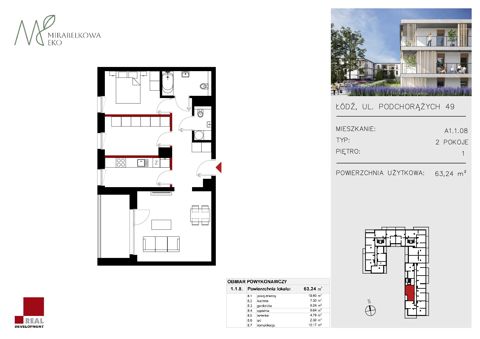 Plan 3 pok. 63m²