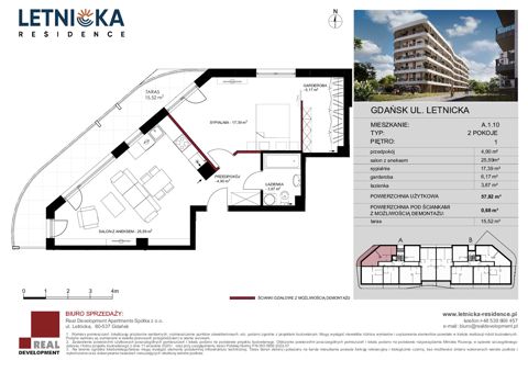 Plan 2 pok. 58m²