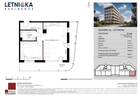 Plan 2 pok. 49m²
