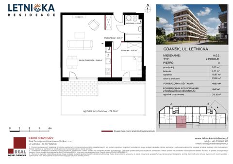 Plan 2 pok. 50m²