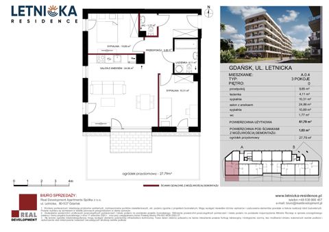 Plan 3 pok. 62m²