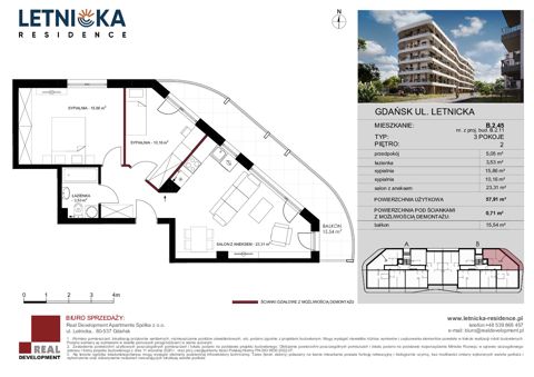 Plan 3 pok. 58m²