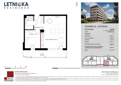 Plan 2 pok. 50m²