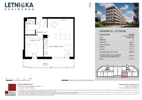 Plan 2 pok. 50m²