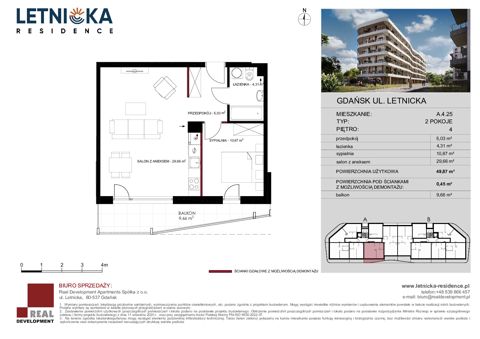 Plan 2 pok. 50m²