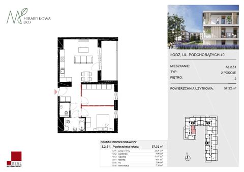 Plan 3 pok. 57m²