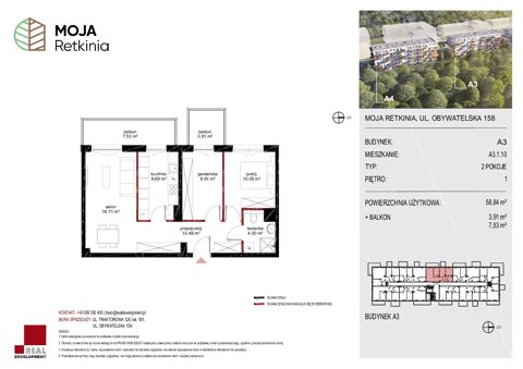 Plan 3 pok. 59m²