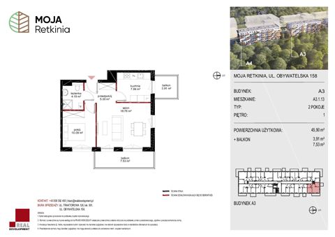 Plan 2 pok. 46m²