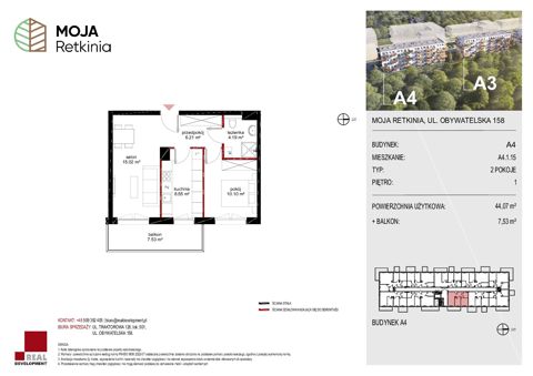 Plan 2 pok. 44m²