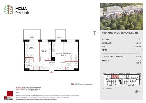 Plan 3 pok. 59m²