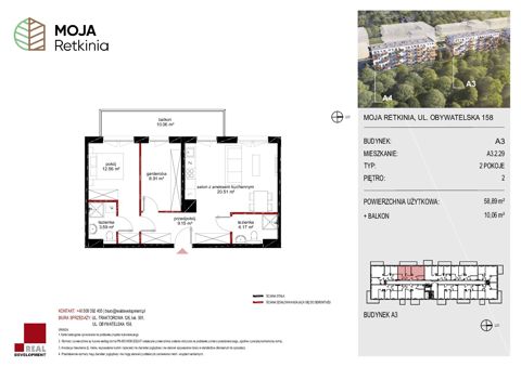 Plan 3 pok. 59m²