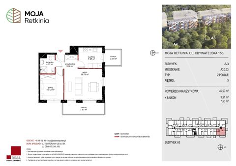 Plan 2 pok. 46m²
