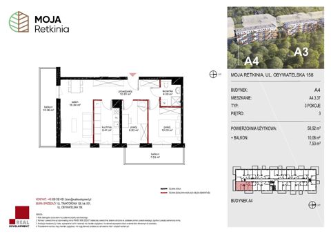 Plan 3 pok. 59m²