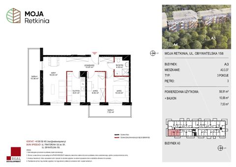 Plan 3 pok. 59m²