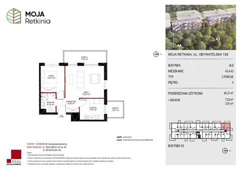 Plan 2 pok. 46m²