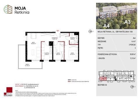 Plan 3 pok. 59m²