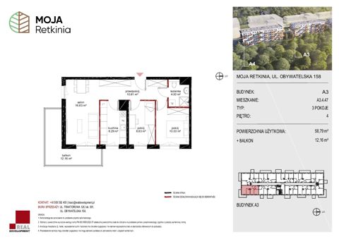 Plan 3 pok. 59m²
