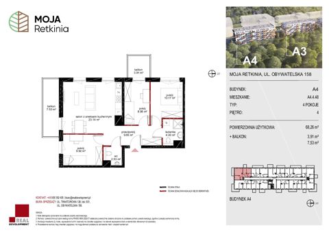 Plan 4 pok. 68m²