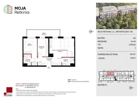Plan 3 pok. 59m²