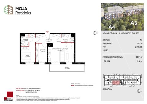 Plan 3 pok. 58m²