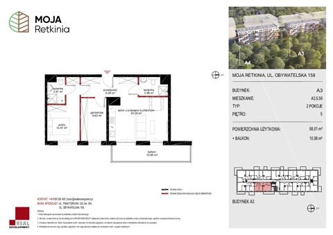 Plan 3 pok. 58m²