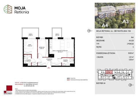 Plan 3 pok. 59m²