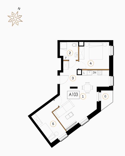 Plan 3 pok. 59m²