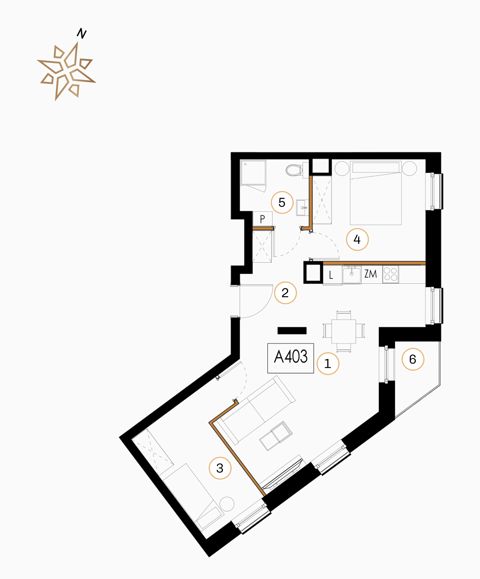 Plan 3 pok. 59m²