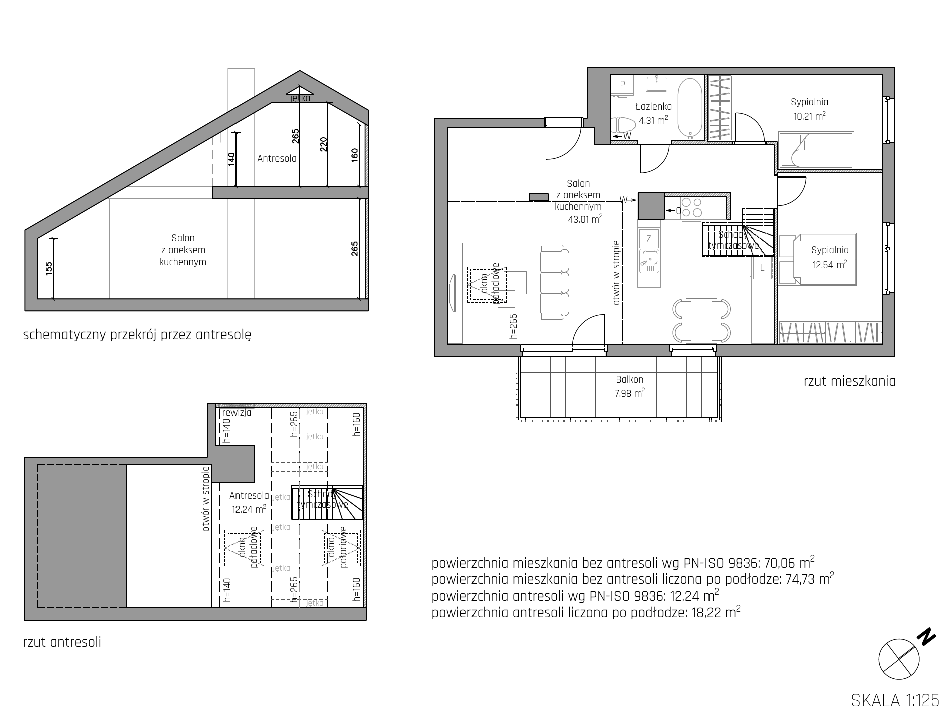 Plan 4 pok. 82m²
