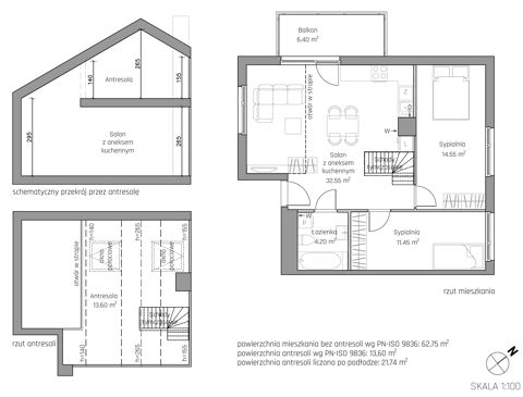 Plan 4 pok. 76m²