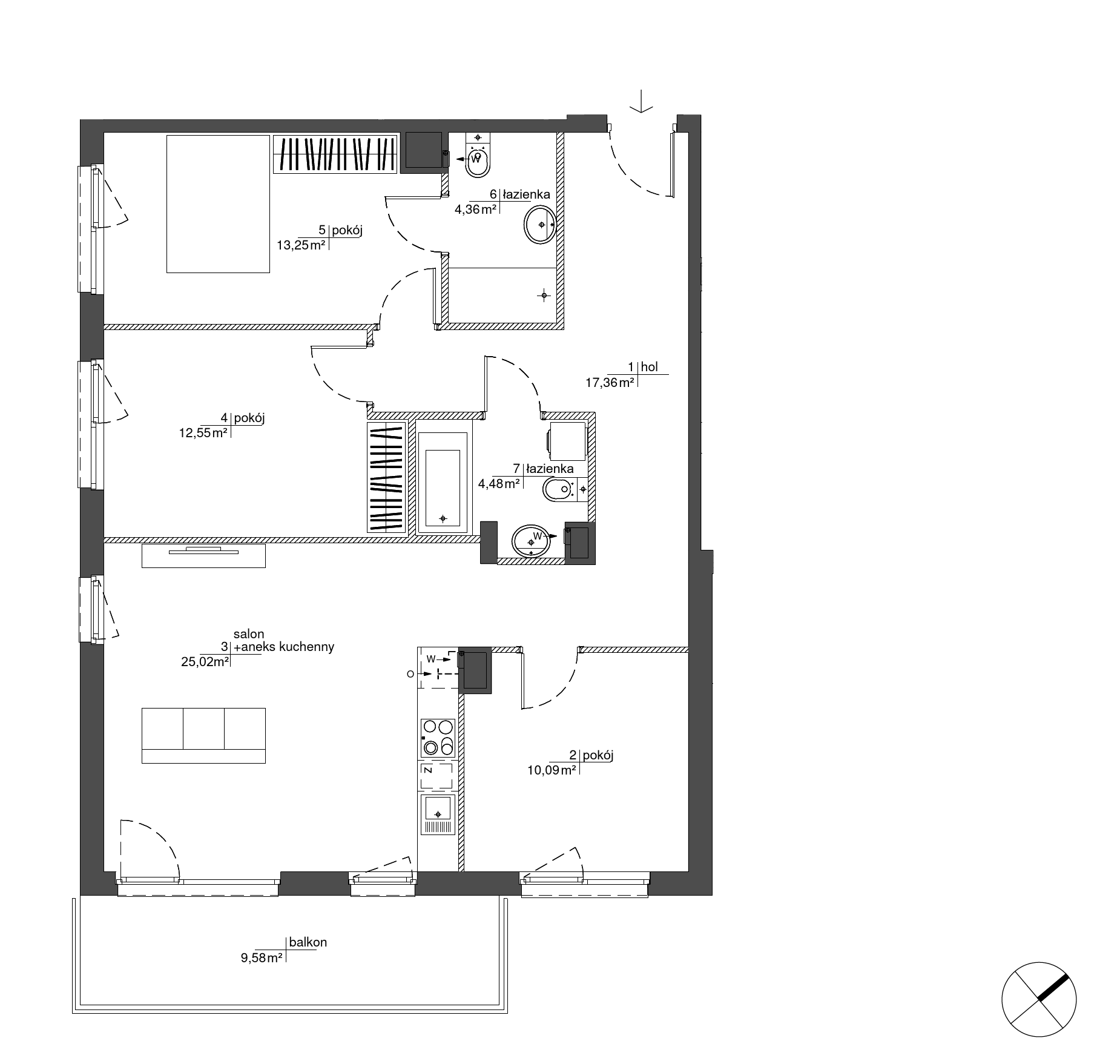 Plan 4 pok. 87m²
