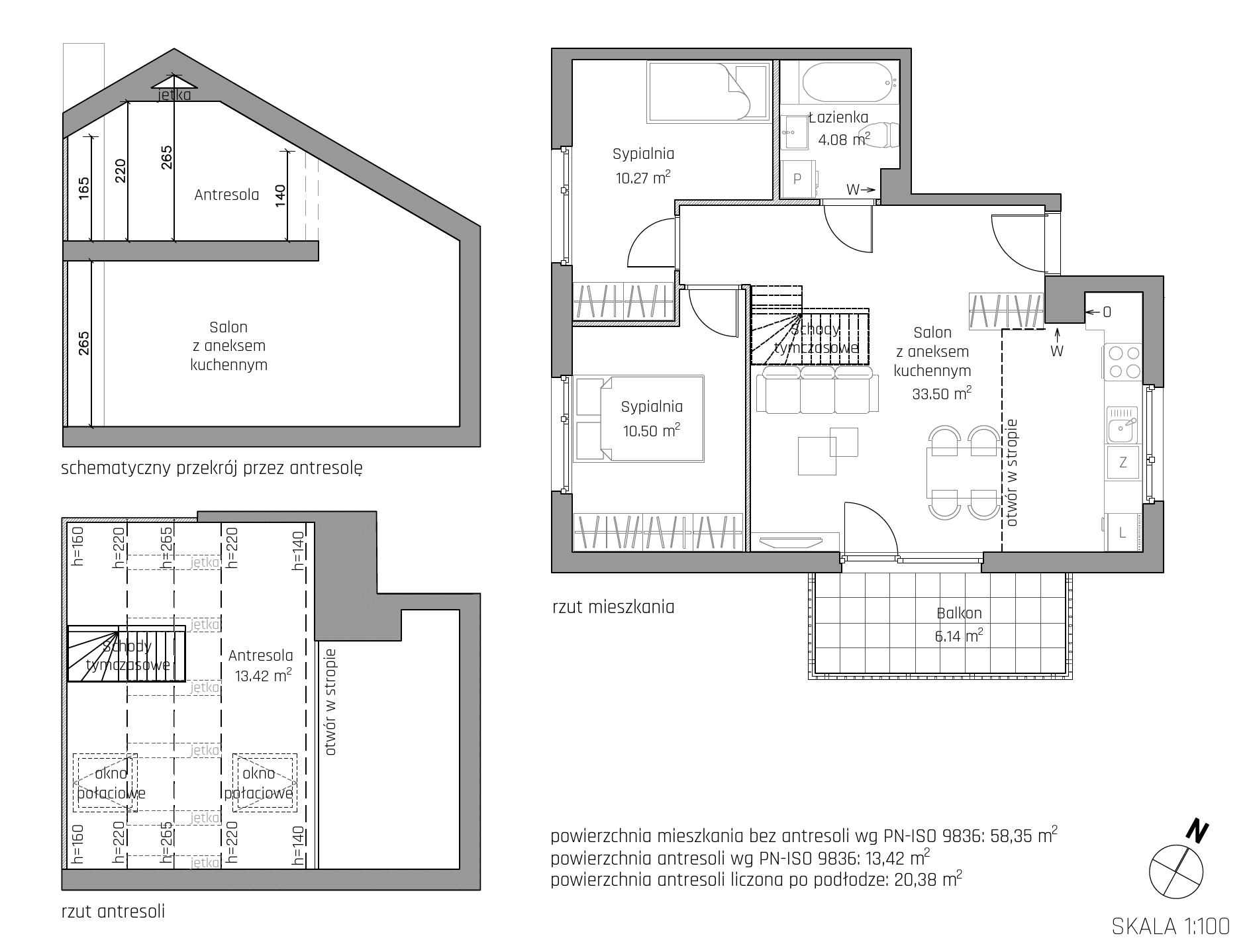 Plan 4 pok. 72m²