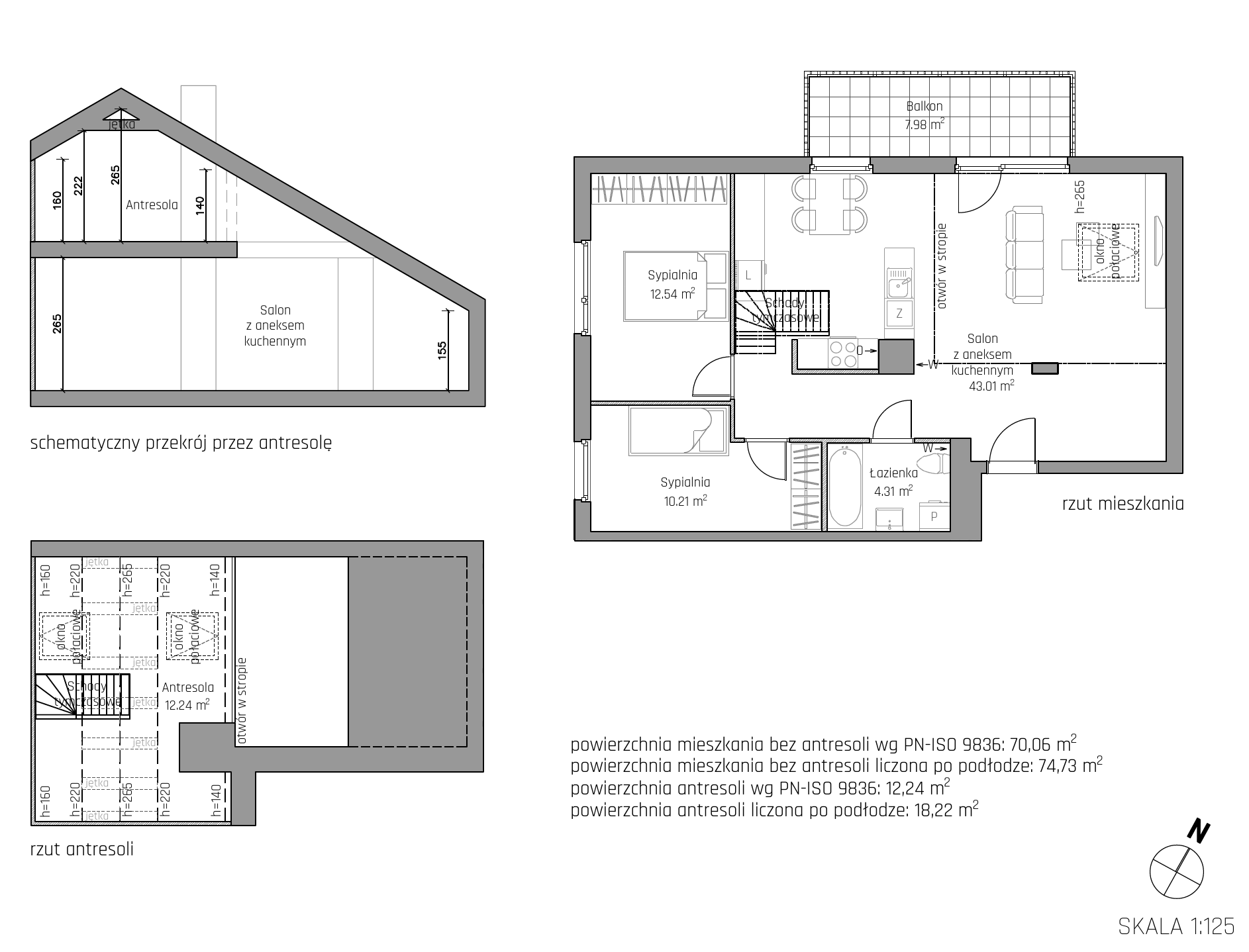 Plan 4 pok. 82m²