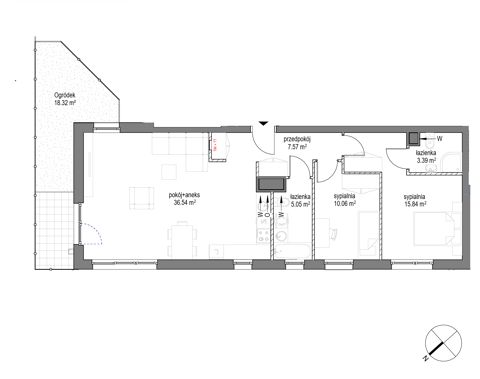 Plan 3 pok. 78m²