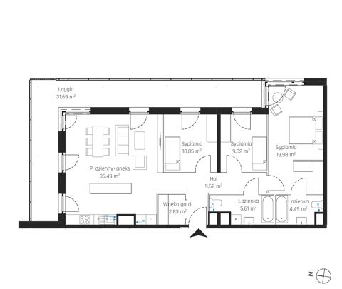 Plan 4 pok. 97m²