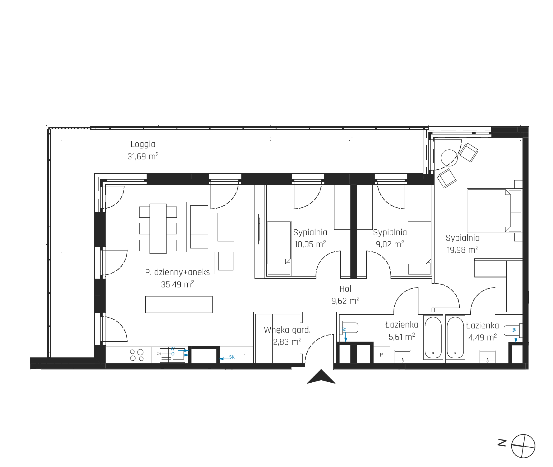 Plan 4 pok. 97m²