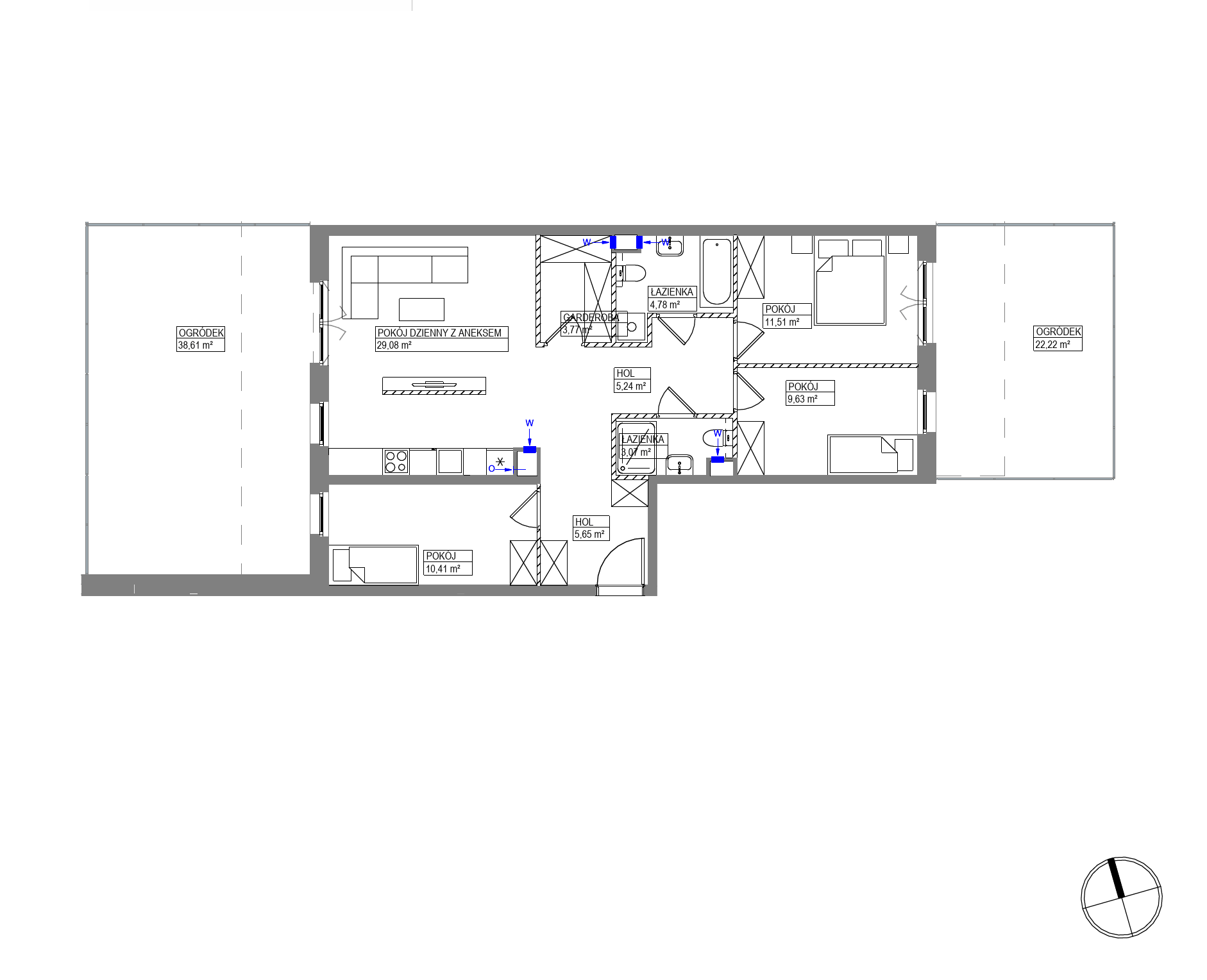Plan 4 pok. 83m²