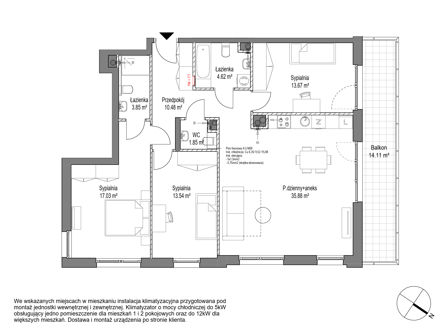 Plan 4 pok. 101m²