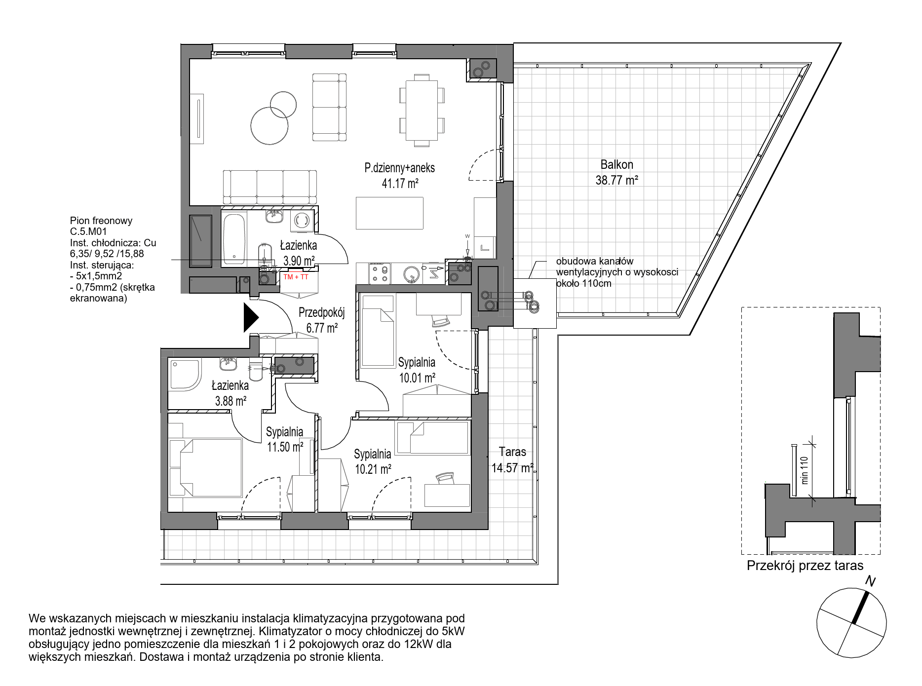 Plan 4 pok. 87m²