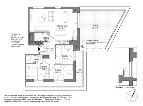 Plan 4 pok. 87m²