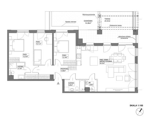 Plan 4 pok. 98m²