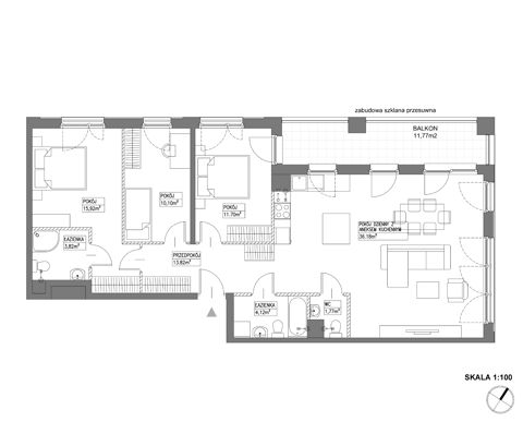 Plan 4 pok. 97m²