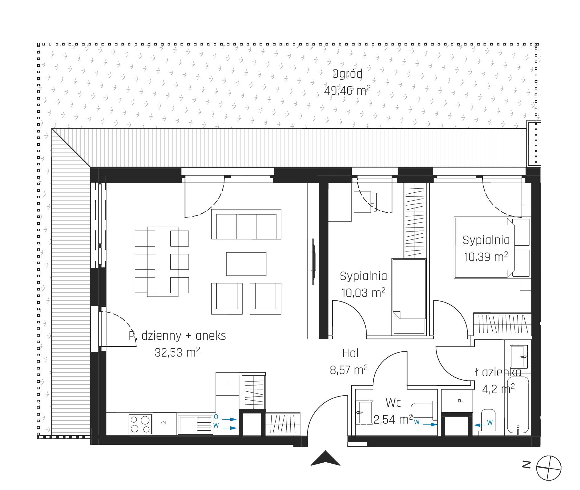 Plan 3 pok. 68m²