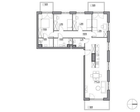 Plan 5 pok. 108m²