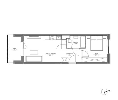 Plan 2 pok. 37m²