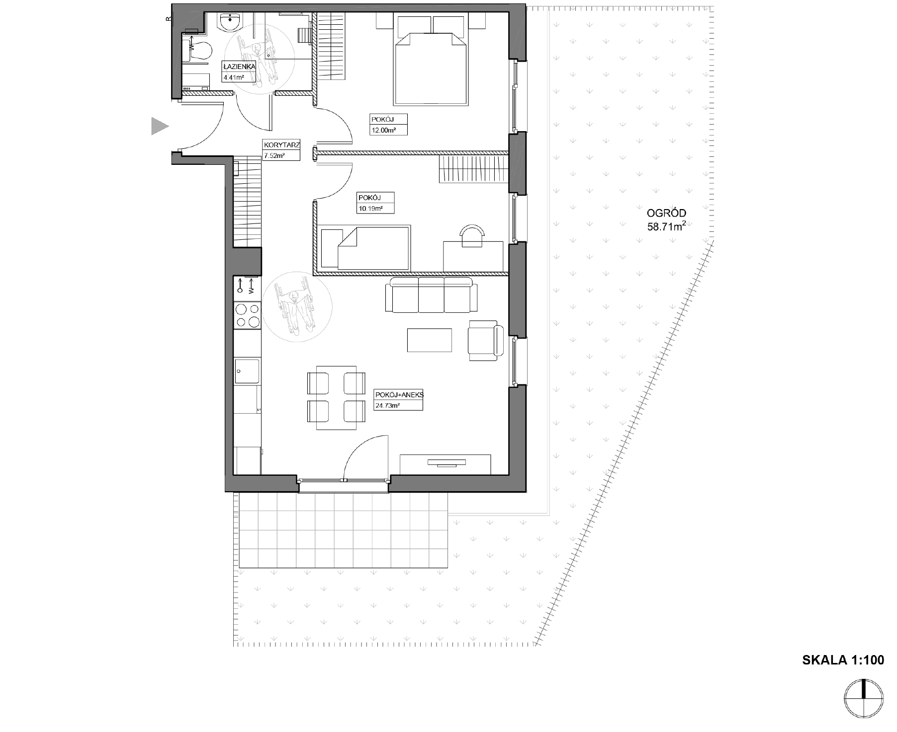 Plan 3 pok. 59m²
