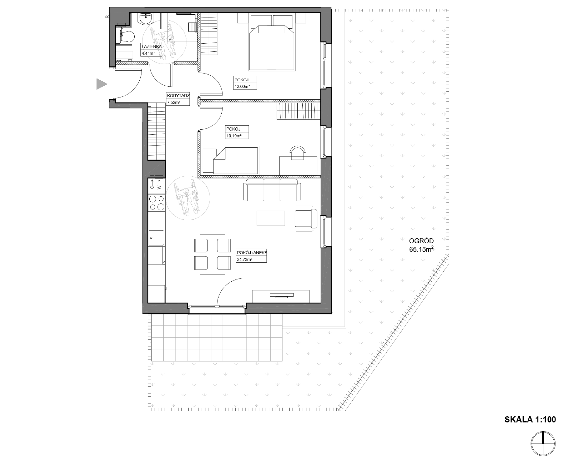 Plan 3 pok. 59m²