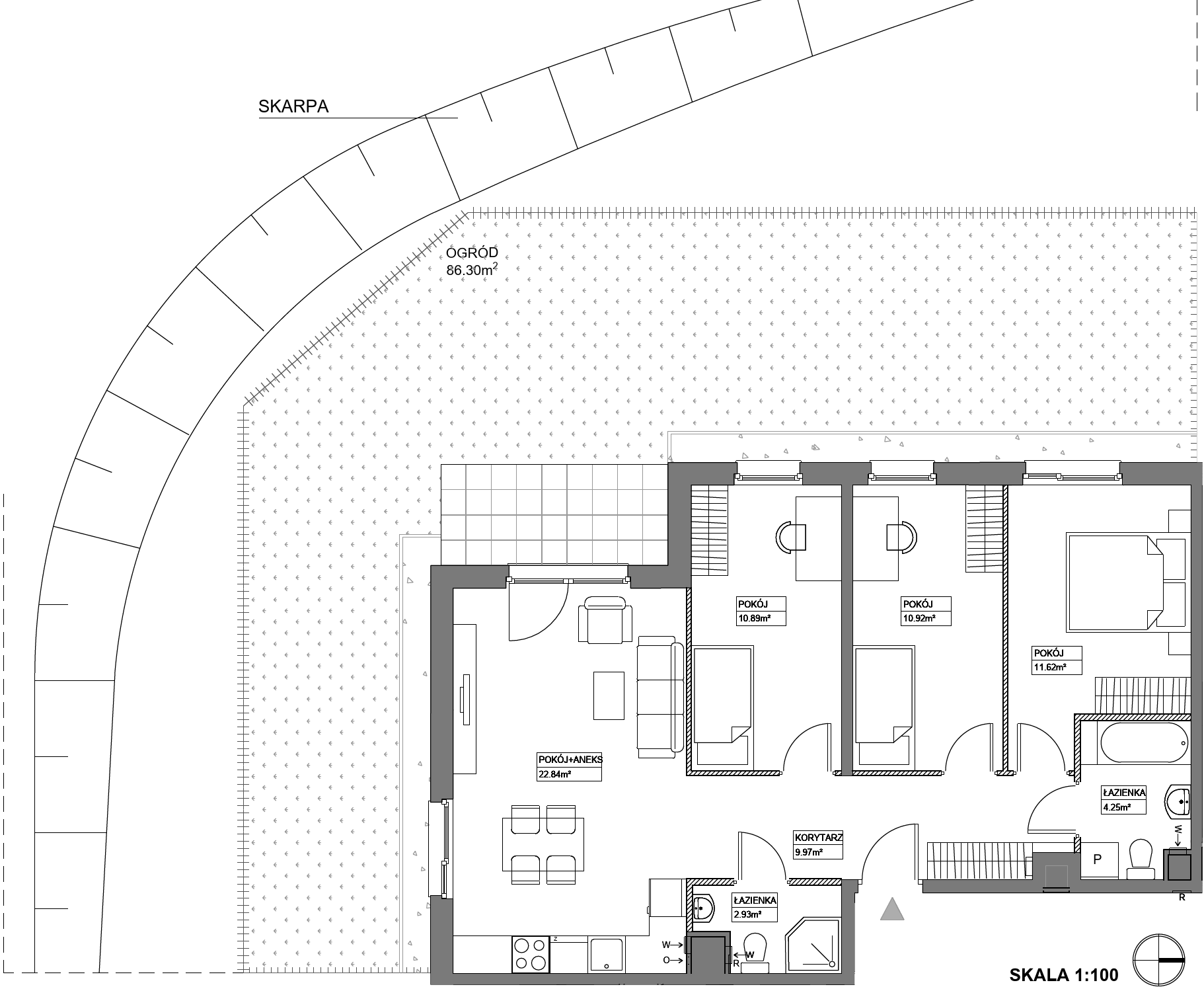 Plan 4 pok. 73m²