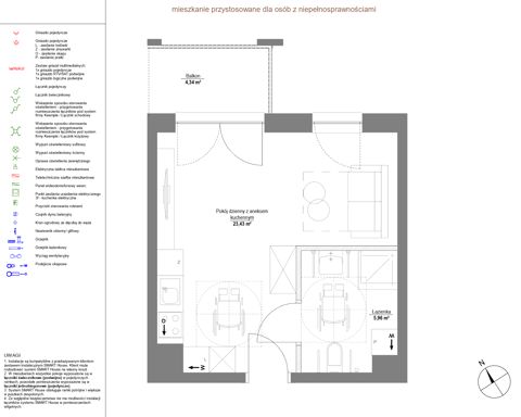 Plan 1 pok. 29m²