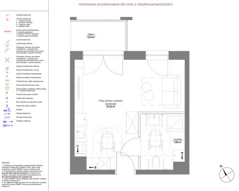 Plan 1 pok. 29m²